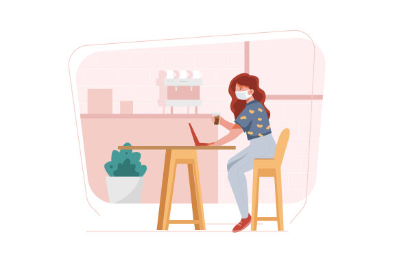 M312_ Social Distance Illustrations