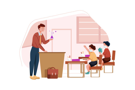 M312_ Social Distance Illustrations