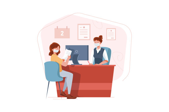 M312_ Social Distance Illustrations