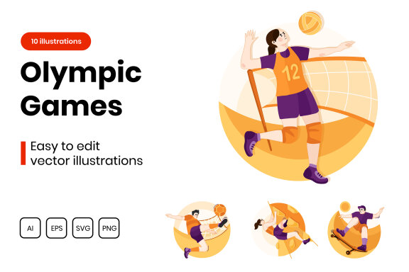 M311_Olympic Games Illustrations