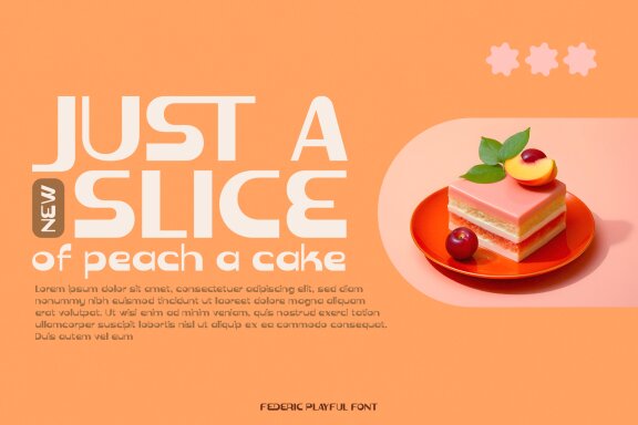 Federic Playfull | Playful Bold Display