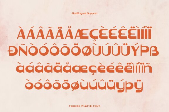 Federic Playfull | Playful Bold Display