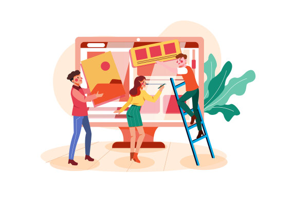 M308_ Marketing Team Illustrations
