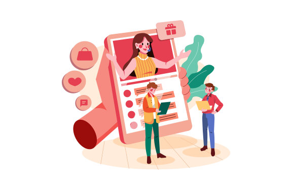 M308_ Marketing Team Illustrations