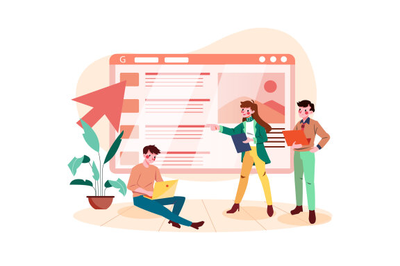 M308_ Marketing Team Illustrations