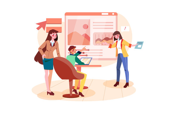 M308_ Marketing Team Illustrations