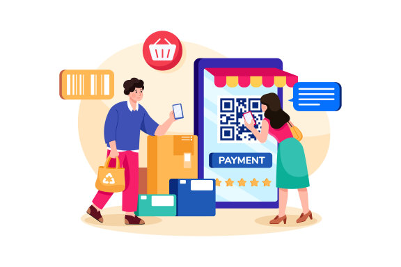 M307_ Shopping & E-Commerce Illustrations