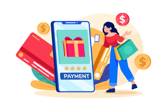 M307_ Shopping & E-Commerce Illustrations