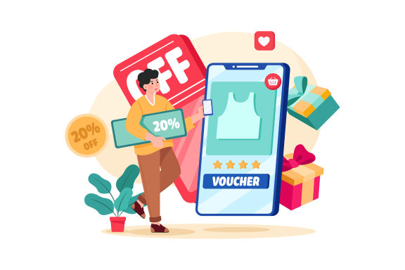 M307_ Shopping & E-Commerce Illustrations
