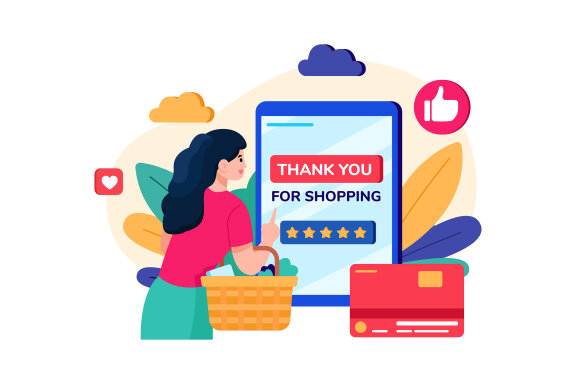 M307_ Shopping & E-Commerce Illustrations