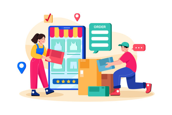 M307_ Shopping & E-Commerce Illustrations