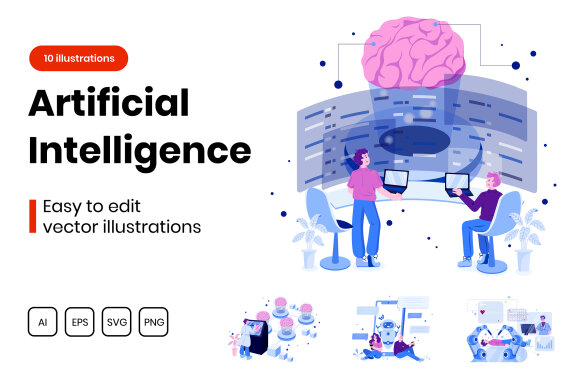 M302_ (AI) Artificial Intelligence Illustrations