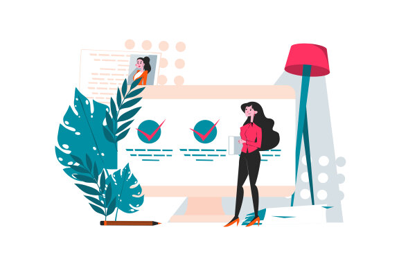 M298_Job Interview Illustrations