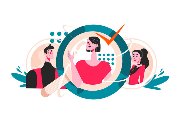 M298_Job Interview Illustrations