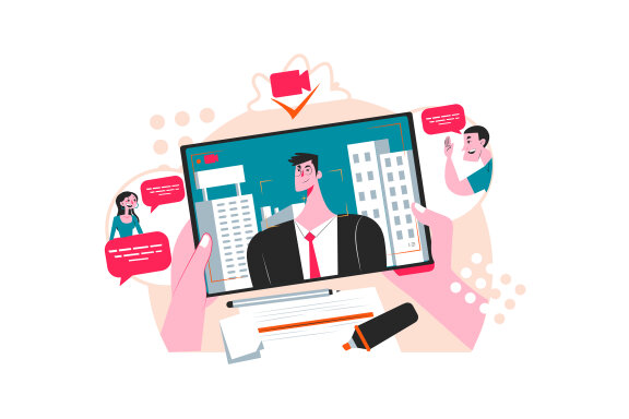 M298_Job Interview Illustrations