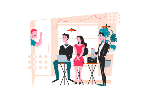 M298_Job Interview Illustrations