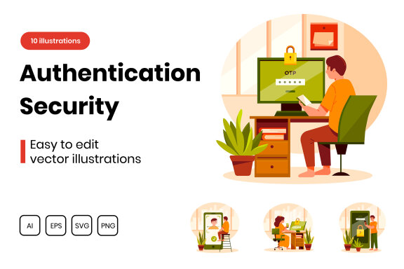 M295_ Authentication Security Illustrations