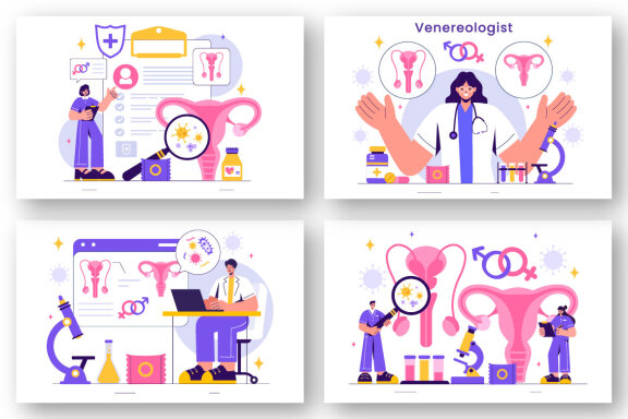 9 Venereologist Diagnostic Illustration