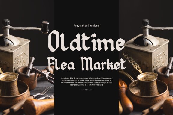 Dark Midaz | Blackletter Typeface