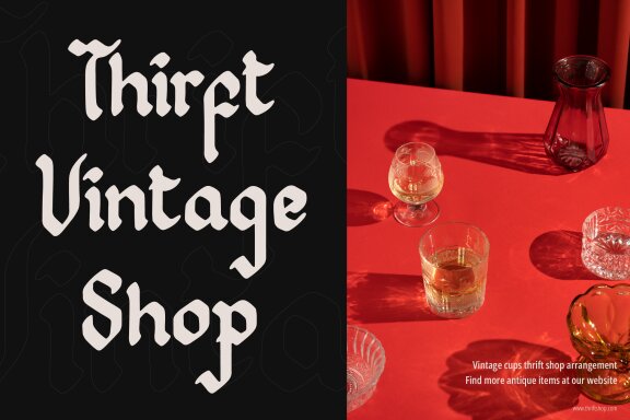 Dark Midaz | Blackletter Typeface