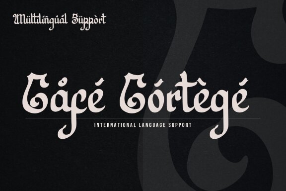 Black Rathen | Blackletter Typeface