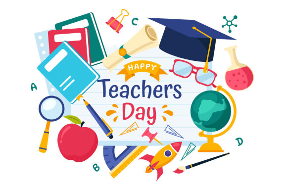 10 Happy Teacher's Day Illustration
