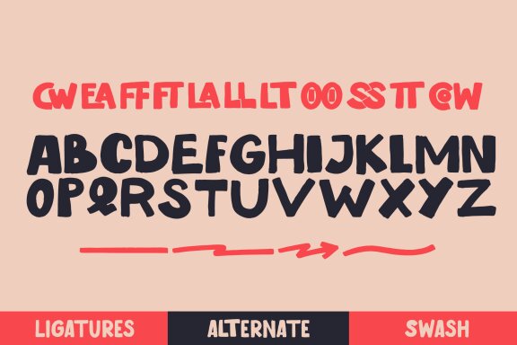Hallo Boss | Playful Display Font