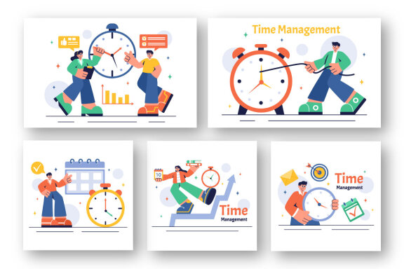 15 Time Management Planning Illustration