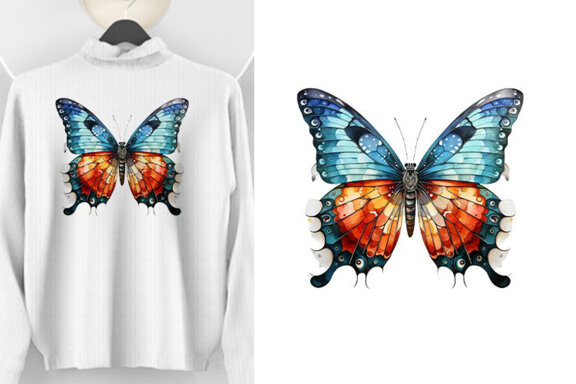 Watercolor Butterfly - FREE Sublimation PNG