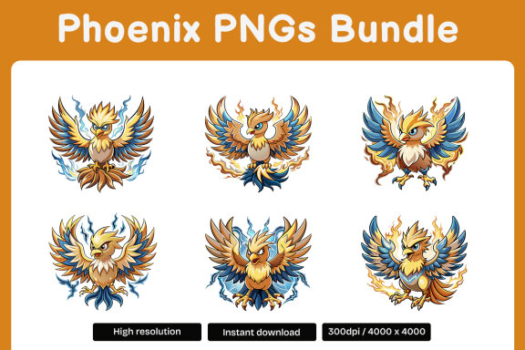 Phoenix PNGs Bundle