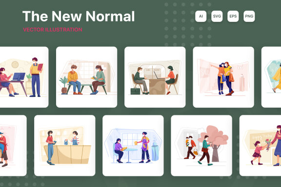 M272_The New Normal Illustrations