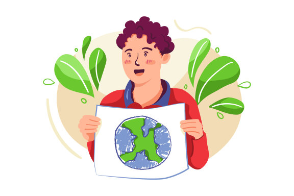 M263_ Mother Earth Day Illustrations