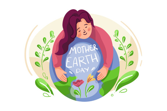 M263_ Mother Earth Day Illustrations