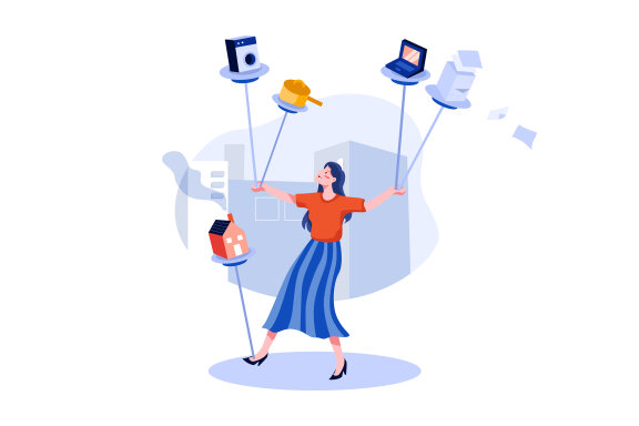 M258_ Multitasking Illustrations