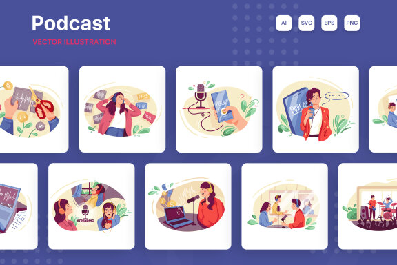 M255_Podcast Illustrations