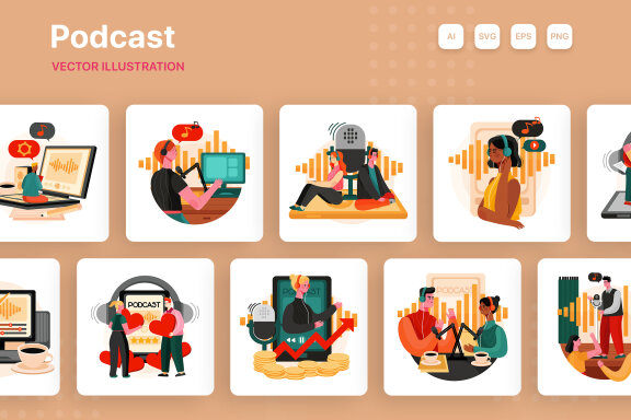 M246_Podcast Illustrations