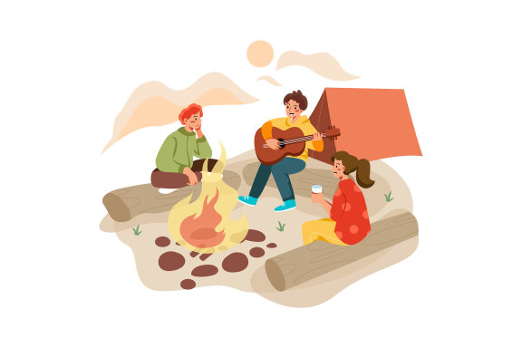 M245_Outdoor Activities Illustrations