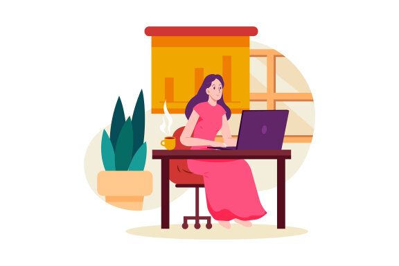 M240_Business Employee Illustrations
