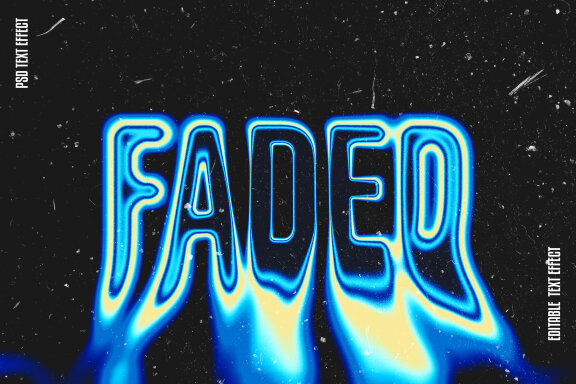 Melted Editable Text Effect