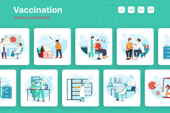 M223_Vaccination Illustrations