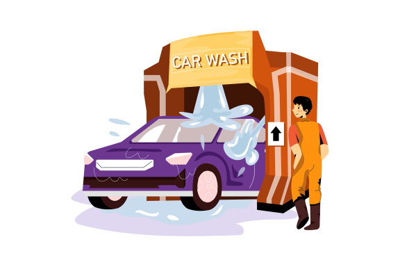M220_Car Washing Service Illustrations