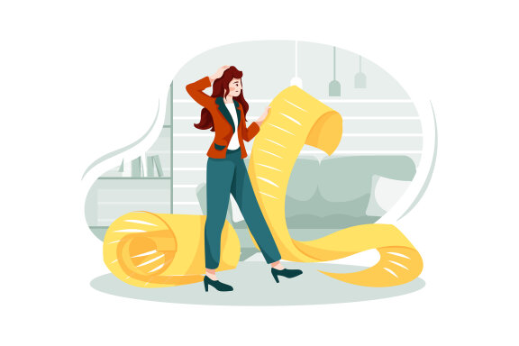 M210_Multitasking Woman Illustrations