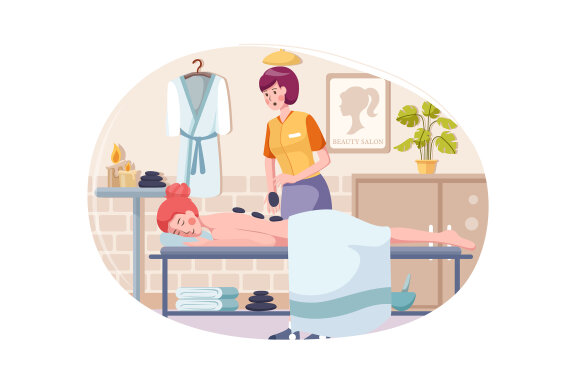 M202_Massage Service Illustrations