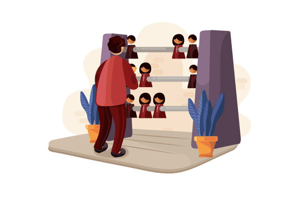 M192_Business Scene Illustrations