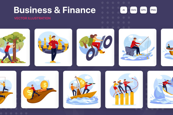 M191_Business & Finance Illustrations