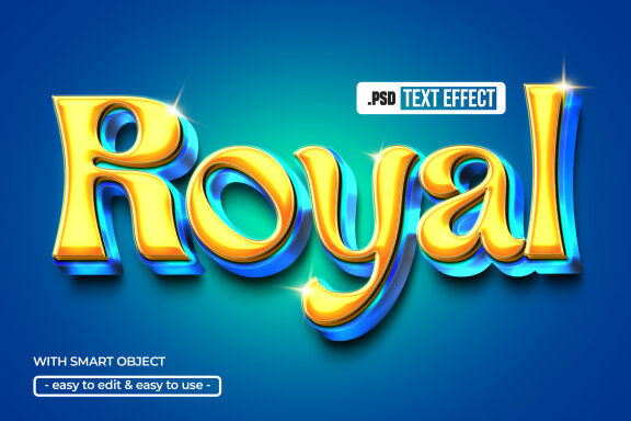 Royal - Editable 3D Text Effect