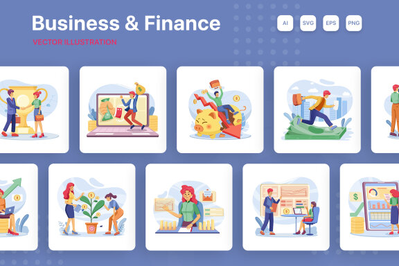 M185_Business & Finance Illustrations