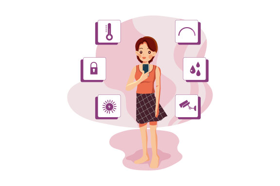 M182_Smart Home Illustrations