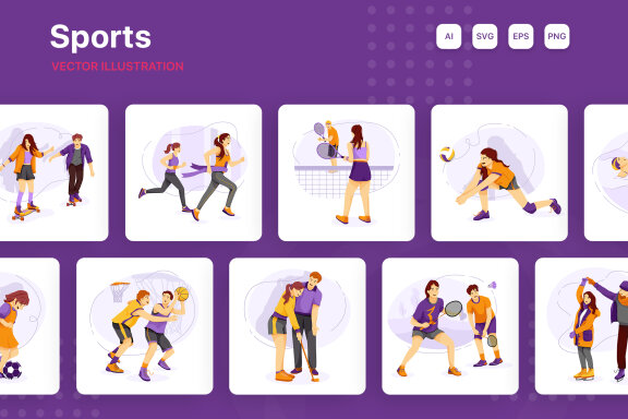 M181_Sports Illustrations