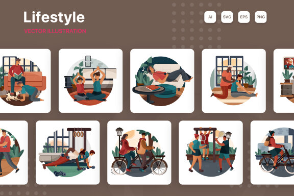 M177_Lifestyle Illustrations